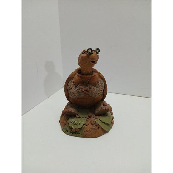 Tim Wolfe "Snappy" Tortoise Figurine #29 Signed 1996 Cairn Vintage Collectibles - Picture 1 of 9